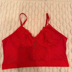 Red Lace Bralette
